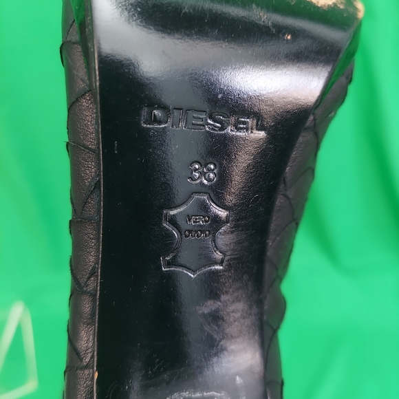 Diesel Embossed Ankle Booties - Picture 12 of 13